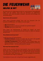 Vorschau - Arbeitsblätter - Einsatzorganisationen - Polizei, Feuerwehr, Rettung (D, AUT) - Seite 1