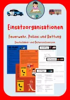 Vorschau - Arbeitsblätter - Einsatzorganisationen - Polizei, Feuerwehr, Rettung (D, AUT) - Deckblatt