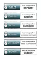 Vorschau - Spiele - Bundesländer Deutschlands: Klassen-Domino (spielerische Bundesland-Hauptstadt-Zuordnung) - Seite 1