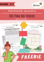 Vorschau - Arbeitsblätter - Geometrie: Das Haus der Vierecke - Deckblatt