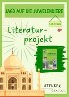 Vorschau - Unterrichtsreihen - Literaturprojekt Jagd auf die Juwelendiebe - Deckblatt