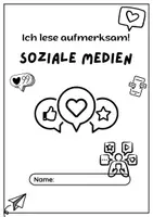 Vorschau - Unterrichtsreihen - Ich lese aufmerksam: soziale Medien (Übungen zum sinnentnehmenden Lesen und zur Konzentration) - Seite 1