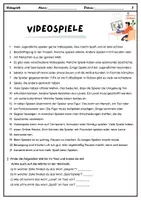 Vorschau - Fördermaterial/Inklusion - Ich lese aufmerksam: Videospiele (Übungen zum sinnentnehmenden Lesen und zur Konzentration) - Seite 3