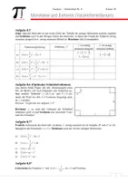 Vorschau - Stundenentwürfe - Monotonie und Extrema (Vorzeichenwechselkriterium) – Unterrichtsreihe Analysis Klasse 10 - Einheit 8 - Seite 2