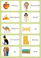 Vorschau - Spiele - Domino altes Ägypten - Deckblatt