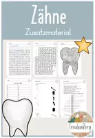 Vorschau - Arbeitsblätter - Zähne Zusatzmaterial - Deckblatt