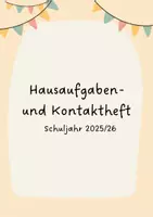 Vorschau - Anderer Materialtyp - Hausaufgaben- und Kontaktheft - Seite 1