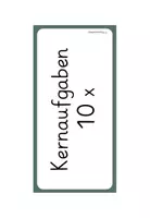 Vorschau - Fördermaterial/Inklusion - Punktefelder - Kernaufgaben der Multiplikation - Seite 1
