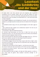 Vorschau - Arbeitsblätter - Eine Nacherzählung überarbeiten - Fabeln - Klasse 4 - Seite 1