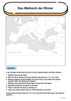 Vorschau - Arbeitsblätter - Methode: Das Weltreich der Römer (Kartenarbeit) - Seite 1