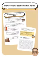 Vorschau - Arbeitsblätter - Die Geschichte des Römischen Reichs - Deckblatt