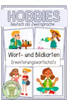 Vorschau - Fördermaterial/Inklusion - HOBBIES (Erweiterungswortschatz) Wort- und Bildkarten - Deckblatt