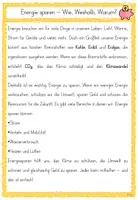 Vorschau - Unterrichtsreihen - Einheit Energie: Energie sparen (6. Stunde) Klasse 3/4 - Seite 3