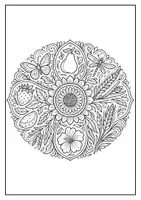 Vorschau - Mal- und Bastelvorlagen - Juli Mandalas Sommer - Seite 3