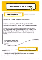 Vorschau - Anderer Materialtyp - Willkommen in der 1. Klasse - Geschenkchen zum Schulanfang - Seite 1