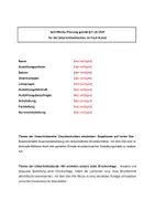 Vorschau - Unterrichtsreihen - Schriftlicher Unterrichtsentwurf - Hochdruck Segelboote - Klasse 4 - Seite 1