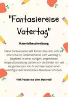 Vorschau - Text - Fantasiereise Vatertag: Geschichte zum Vorlesen - Seite 1