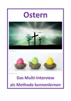 Vorschau - Stundenentwürfe - Ostern; Methode: Multi-Interview - Deckblatt
