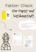 Vorschau - Arbeitsblätter - Materialpaket: Konklave, Papst und Vatikanstadt! - Seite 1