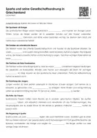 Vorschau - Arbeitsblätter - Sparta und seine Gesellschaftsordnung in Griechenland (Lückentext und Übungen) - Deckblatt