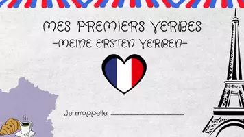 Vorschau - Arbeitsblätter - Mes premiers verbes - Verbkartei (Verben auf -er, être und avoir) inkl. Übungen mit Lösungen - Seite 1
