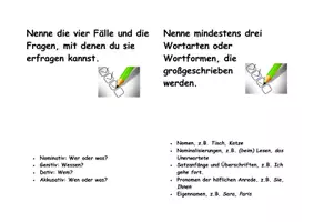 Vorschau - Test - Prüfungsvorbereitung Deutsch - Seite 1