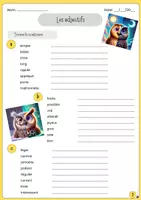 Vorschau - Arbeitsblätter - Les adjectifs et leurs contraires - Seite 3