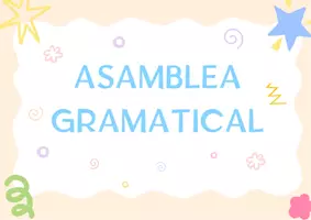 Vista previa - Tarjetas / Manipulativos - ASAMBLEA GRAMATICAL - Portada