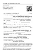 Vorschau - Arbeitsblätter - Arbeitsblätter zum Thema "Arthur Conan Doyle" + Lösung & MP3 + Mindmap + Infografik - Deckblatt