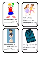 Vorschau - Stationenlernen - Karten Personalpronomen im Nominativ, Dativ und Akkusativ - Seite 2