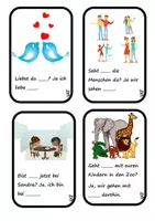 Vorschau - Stationenlernen - Karten Personalpronomen im Nominativ, Dativ und Akkusativ - Seite 3