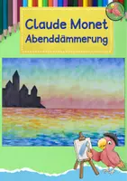 Vorschau - Mal- und Bastelvorlagen - Kunst Klasse 4, 3 Künstler wie Van Gogh, Klimt, Monet, Materialpaket - Seite 1