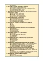 Vorschau - Quiz - Sinne und Sinneswahrnehmung - Quiz - Seite 2
