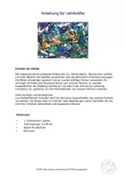 Vorschau - Mal- und Bastelvorlagen - Kunst Grundschule, Expressionismus, Jackson Pollock, Künstler - Seite 3