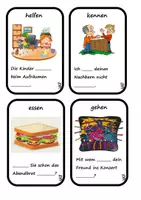Vorschau - Stationenlernen - Karten – Zeitform Perfekt - Seite 3