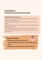 Vorschau - Arbeitsblätter - Funktion von Märkten und Modell der Preisbildung - Seite 1