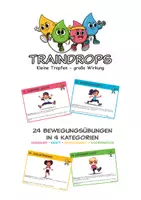 Vorschau - Bildkarten - TrainDrops – Bewegungskartei für die Grundschule - Deckblatt