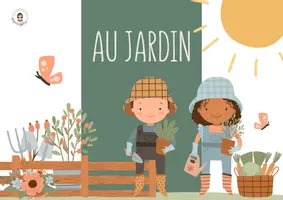 Aperçu - Apprentissages en autonomie - Au jardin - kit pédagogique complet pour le cycle 1 - Page de couverture