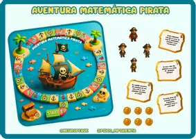 Vista previa - Hojas de trabajo - AVENTURA MATEMÁTICA PIRATA - página 1