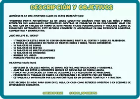 Vista previa - Hojas de trabajo - AVENTURA MATEMÁTICA PIRATA - página 3