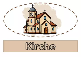 Vorschau - Poster - Kirchenraum entdecken: Tafelmaterial mit Bildern und Begriffen - Seite 1