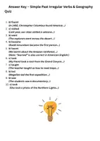 Προεπισκόπηση - Εργασία τάξης/τεστ - Simple Past Irregular Verbs & Geography Test - Σελίδα 3