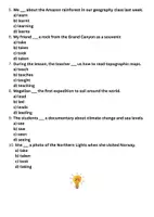 Προεπισκόπηση - Εργασία τάξης/τεστ - Simple Past Irregular Verbs & Geography Test - Σελίδα 2