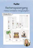 Vorschau - Stundenentwürfe - Rechenspaziergang Pirat - Materialpaket - Seite 1