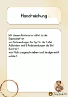 Vorschau - Präsentationen/Tafelbilder - Tafelmaterial: Eigenschaften von Redewendungen - Seite 1