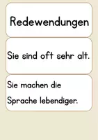 Vorschau - Präsentationen/Tafelbilder - Tafelmaterial: Eigenschaften von Redewendungen - Seite 2
