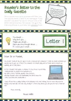 Vorschau - Arbeitsblätter - Writing a letter - Giving Advice (Differenziert) - Seite 1