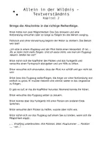 Vorschau - Arbeitsblätter - Allein In der Wildnis - Motivierende und differenzierte Aufgaben zu jedem Kapitel - Seite 3