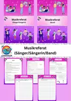 Vorschau - Arbeitsblätter - Popmusik_Musikreferat (Gymnasium/Mittelschule) - Seite 1