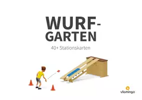 Vorschau - Stationenlernen - Wurfgarten: 40 Stationskarten für den Sportunterricht - Seite 1